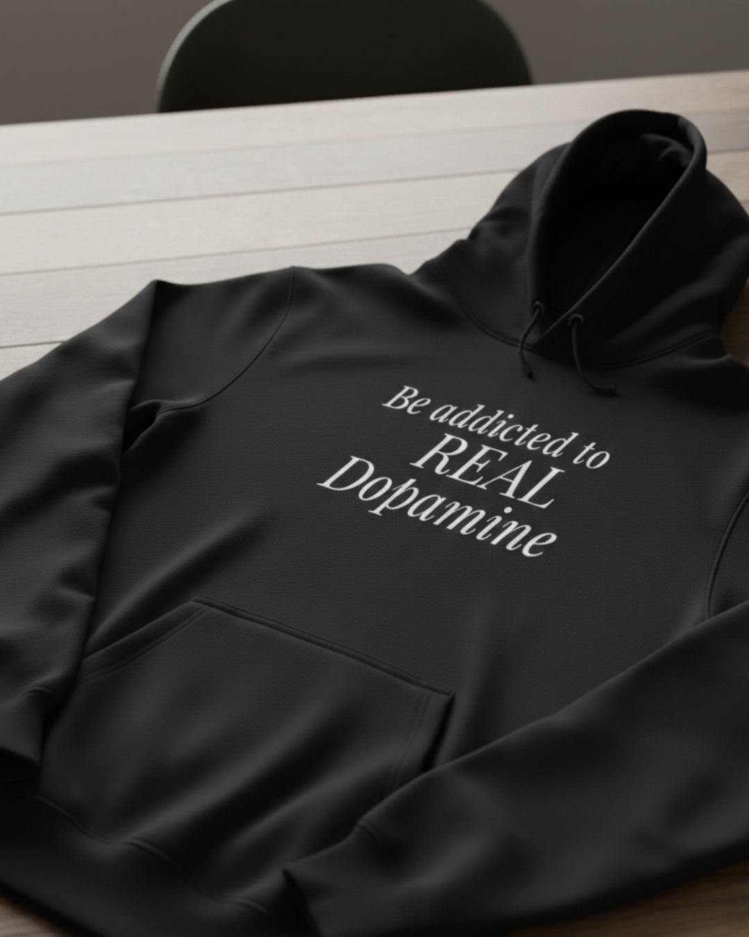 Quiet Hours Hoodie – REAL Dopamine Edition
