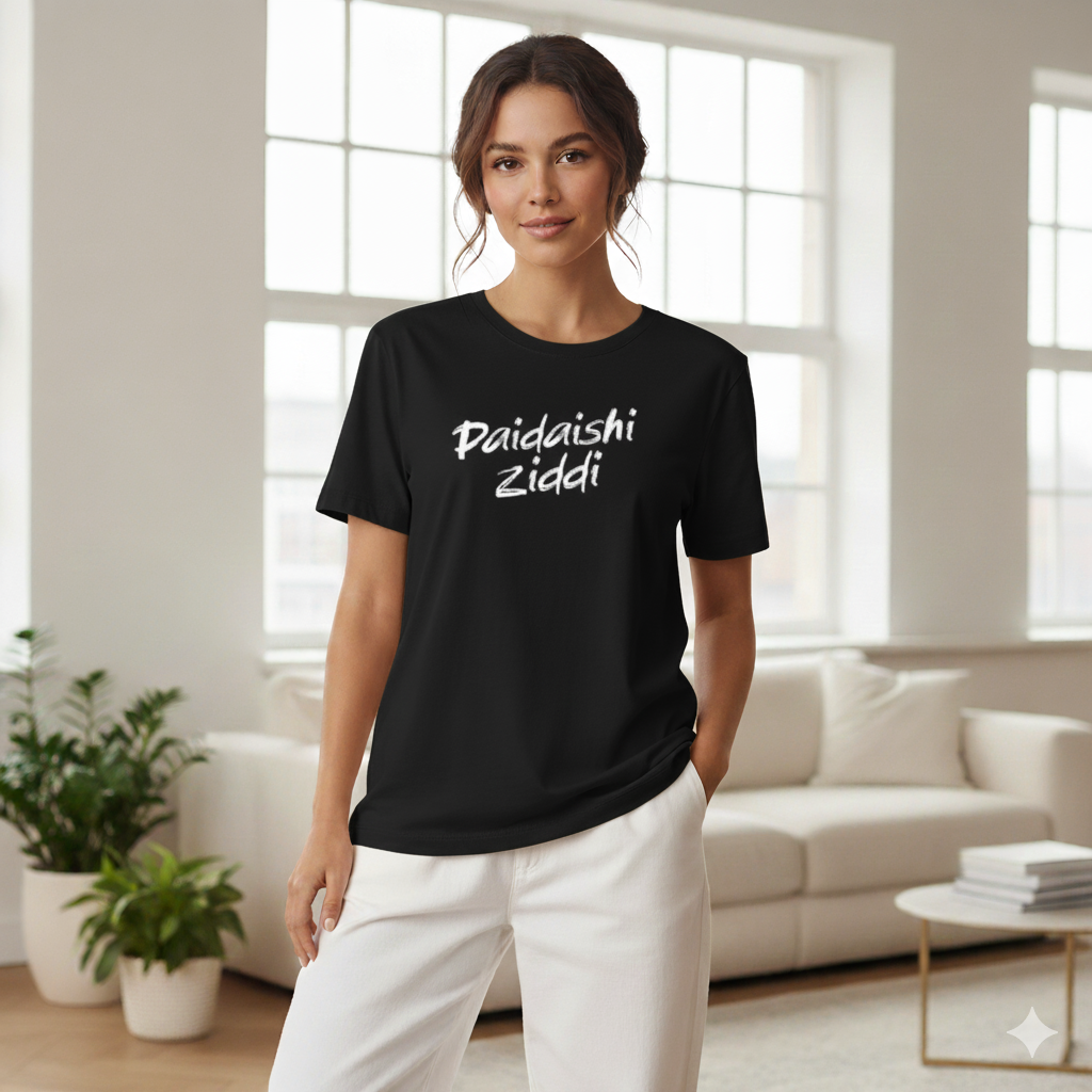 Women Graphic Printed Round Neck Cotton T-shirt