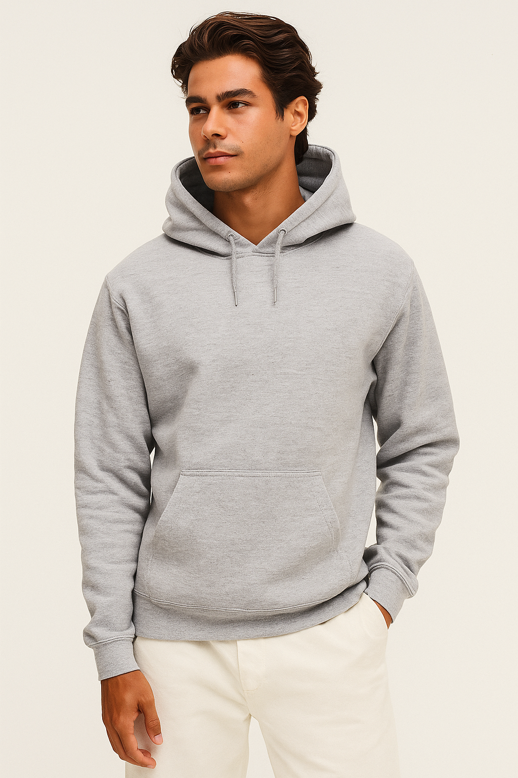 Unisex Plain Cotton Hoodie