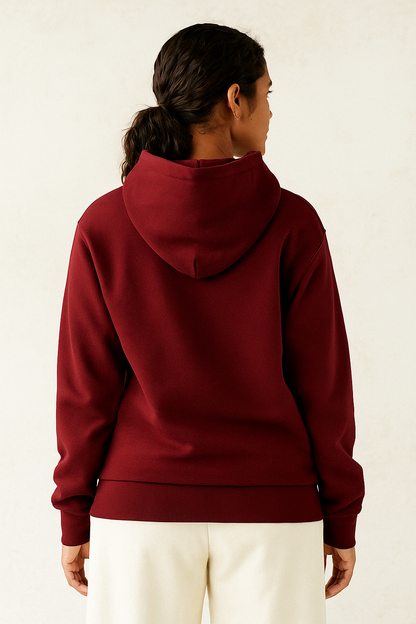 Unisex Plain Cotton Hoodie