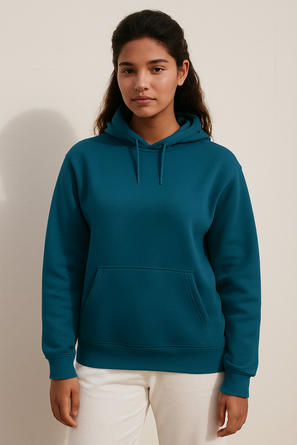 Unisex Plain Cotton Hoodie