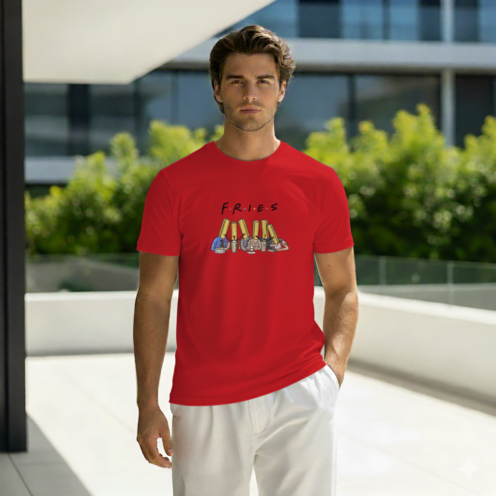 Men Graphic Printed Round Neck Cotton T-shirt