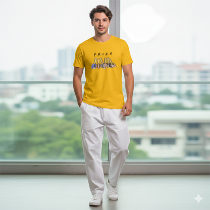 Men Graphic Printed Round Neck Cotton T-shirt