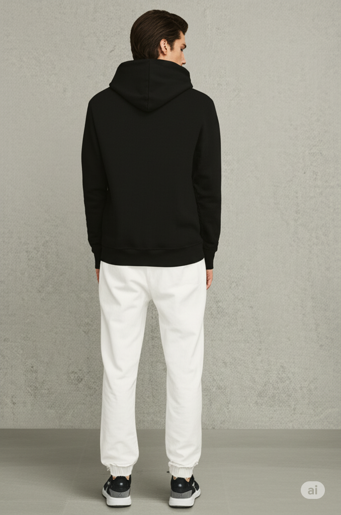 Unisex Plain Cotton Hoodie