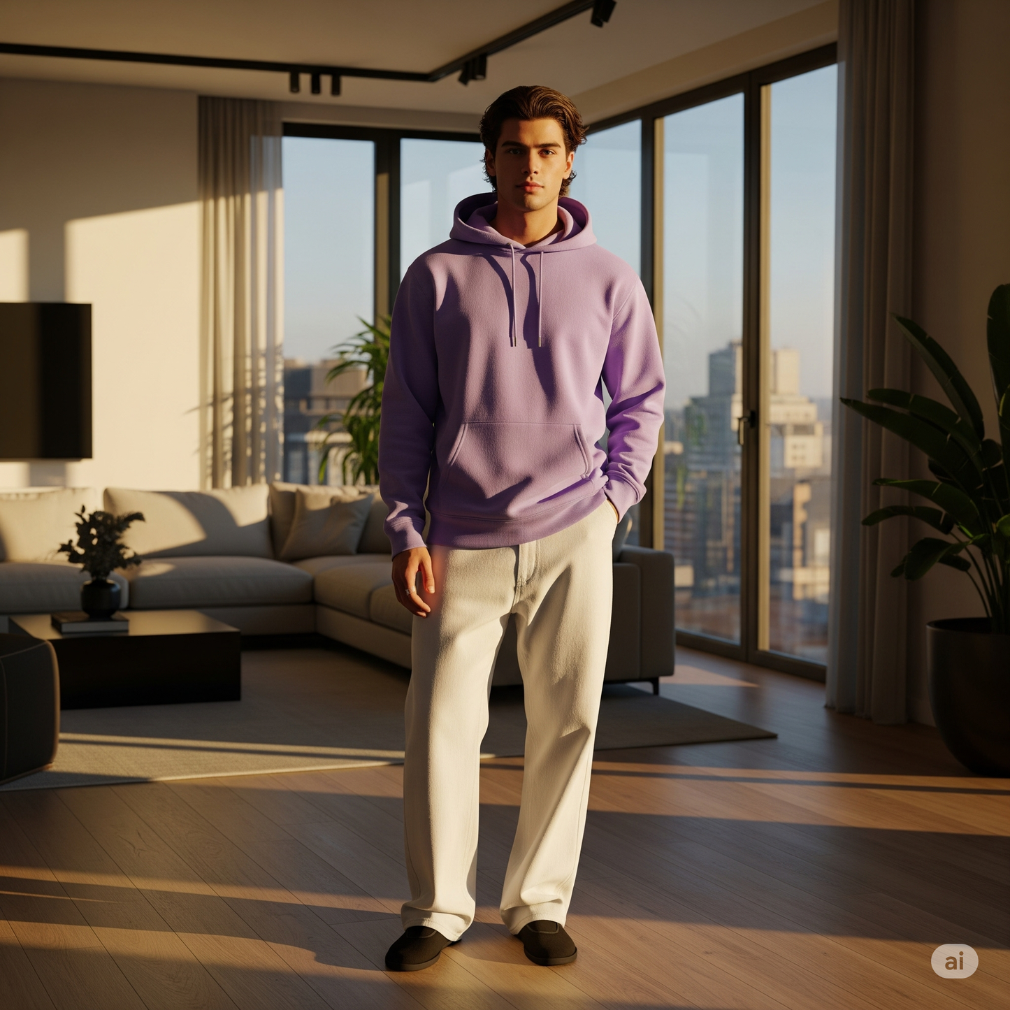 Unisex Plain Cotton Hoodie