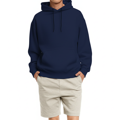 Unisex Plain Cotton Hoodie