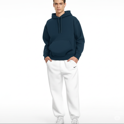 Unisex Plain Cotton Hoodie