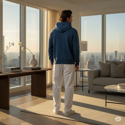 Unisex Plain Cotton Hoodie