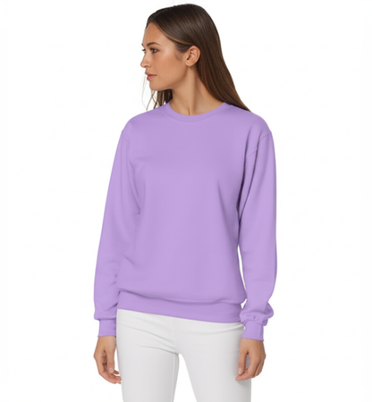 Unisex Plain Cotton Sweatshirt