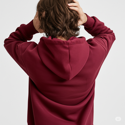 Unisex Plain Cotton Hoodie