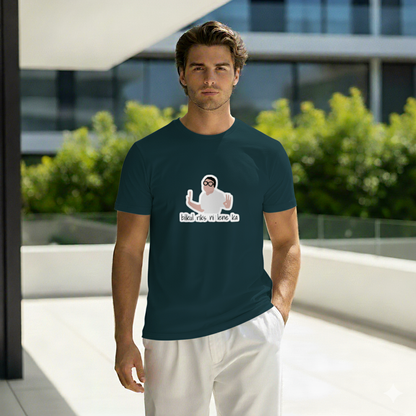 Men Graphic Printed Round Neck Cotton T-shirt