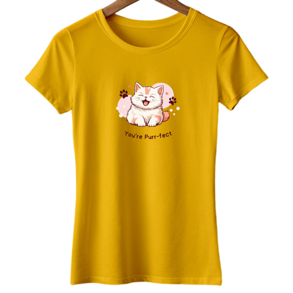 Women Graphic Printed Round Neck Cotton T-shirt