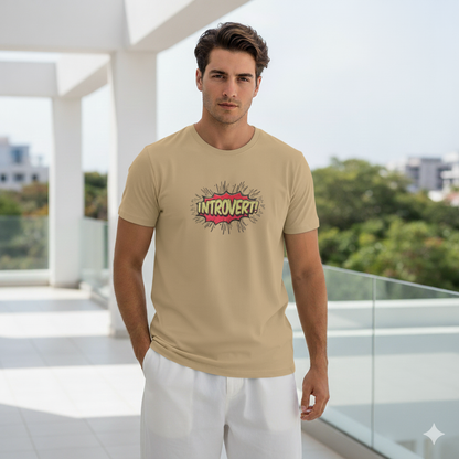 Men Graphic Printed Round Neck Cotton T-shirt