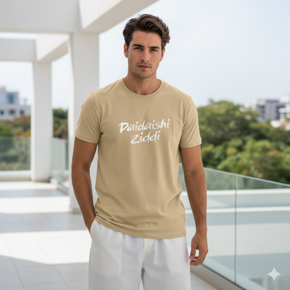 Men Graphic Printed Round Neck Cotton T-shirt