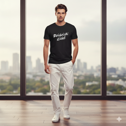 Men Graphic Printed Round Neck Cotton T-shirt