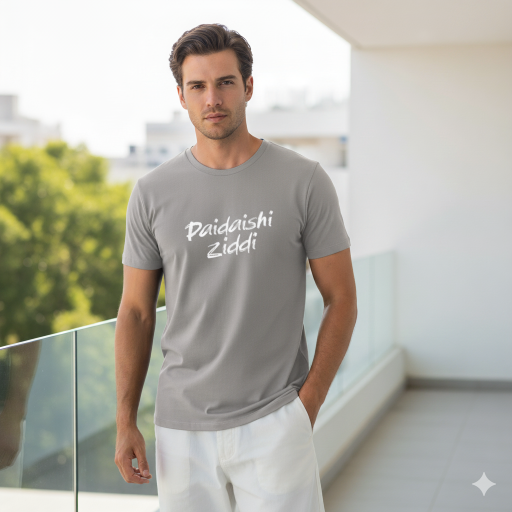 Men Graphic Printed Round Neck Cotton T-shirt