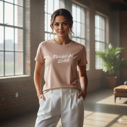 Women Graphic Printed Round Neck Cotton T-shirt