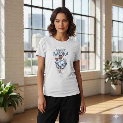 Women Graphic Printed Round Neck Cotton T-shirt