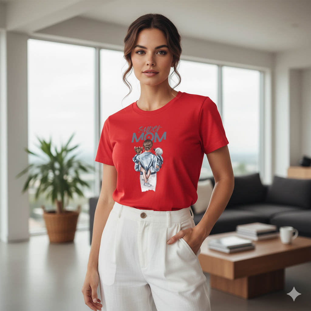 Women Graphic Printed Round Neck Cotton T-shirt