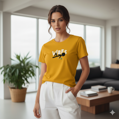 Women Graphic Printed Round Neck Cotton T-shirt